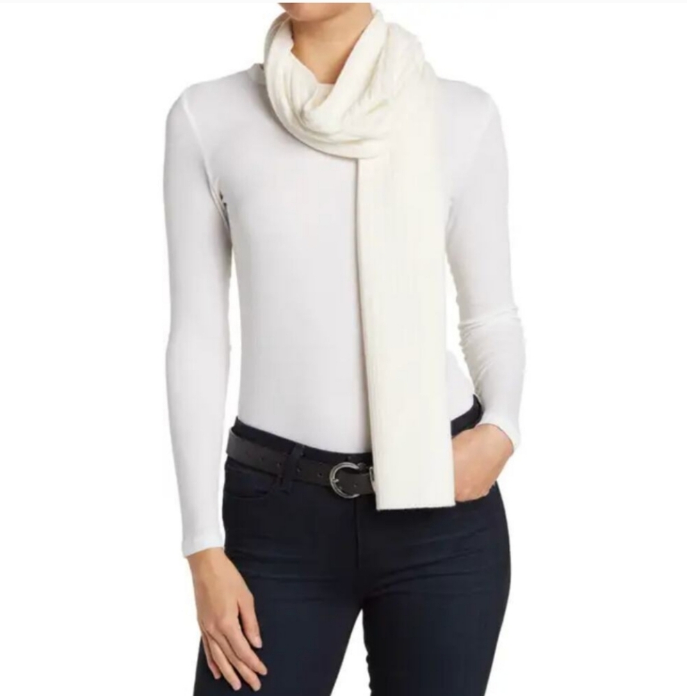 All Saints Ribbed Scarf
